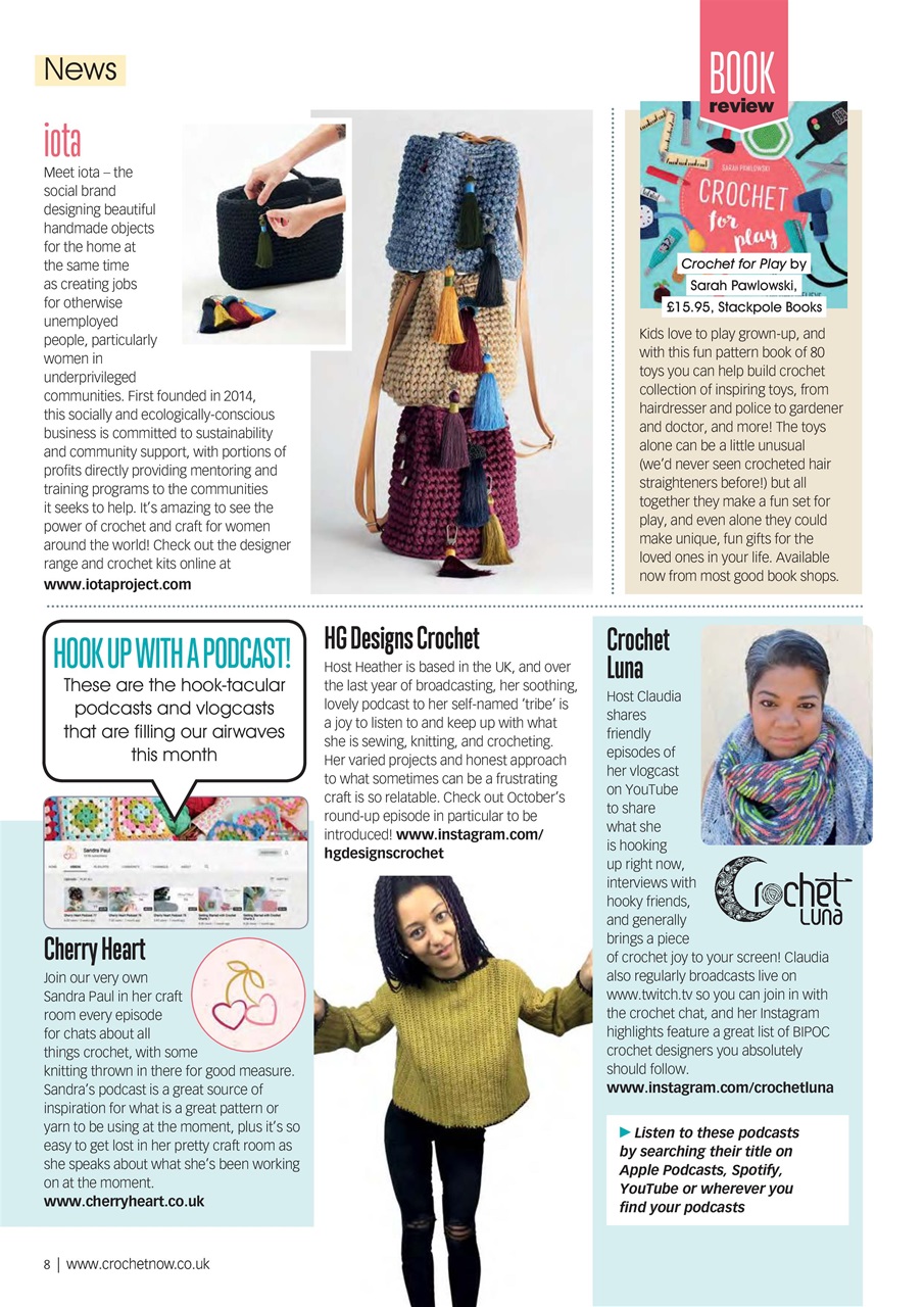 Crochet Now Magazine Preview Pages