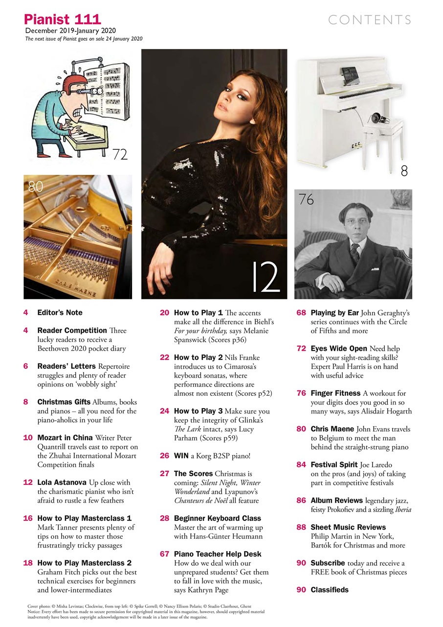 Pianist Preview Pages