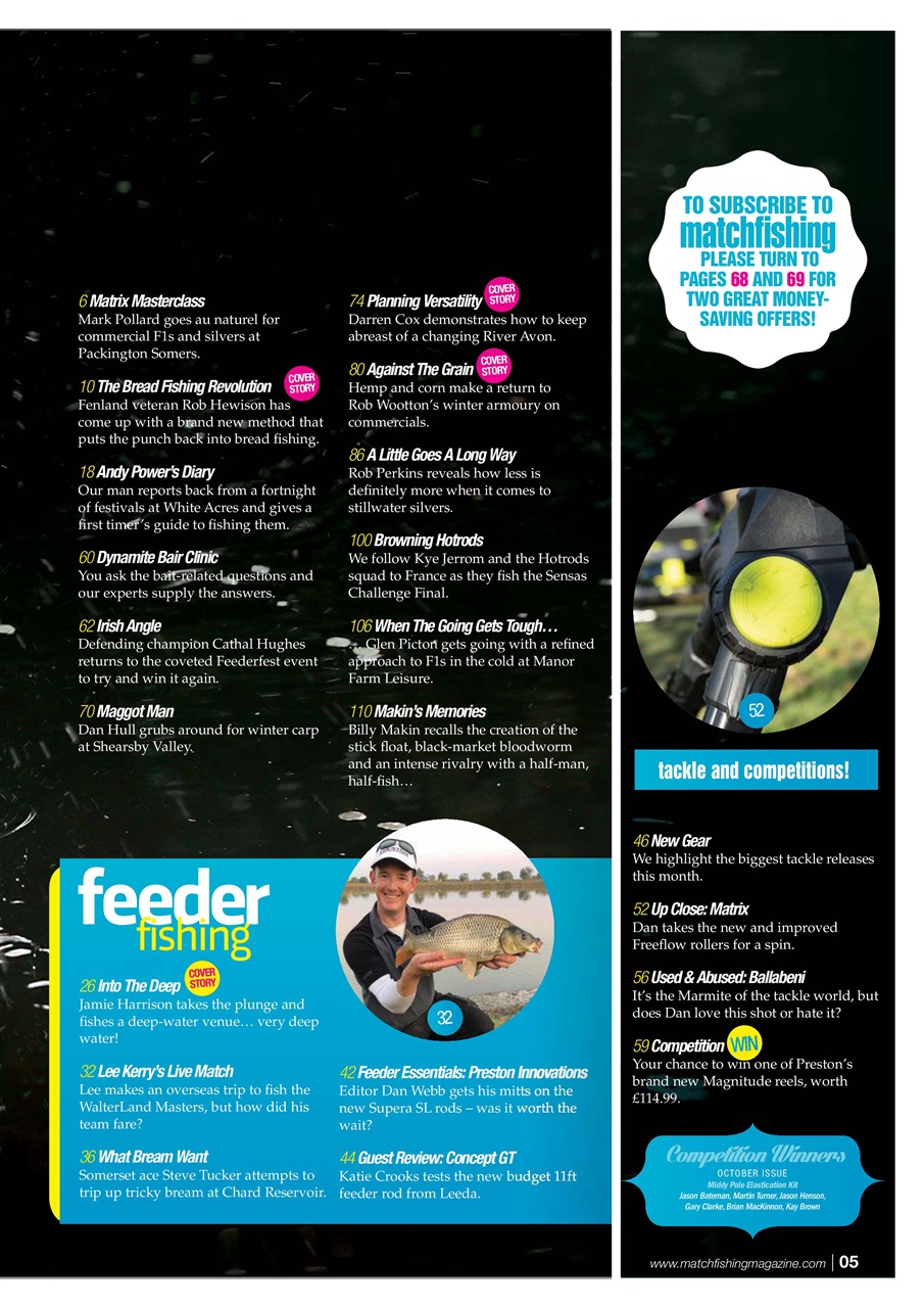 Match Fishing Preview Pages