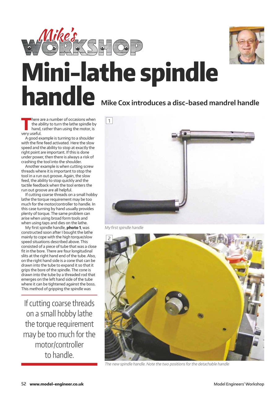 Model Engineer & Workshop Magazine Preview Pages