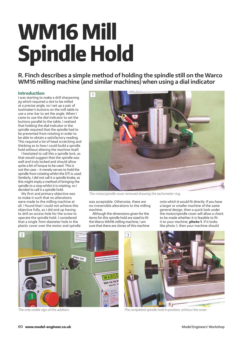 Model Engineer & Workshop Magazine Preview Pages