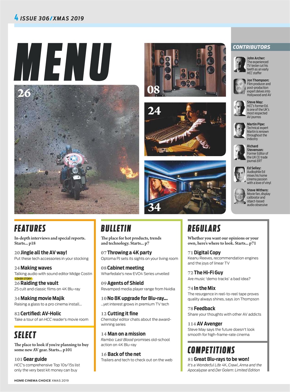 Home Cinema Choice Preview Pages