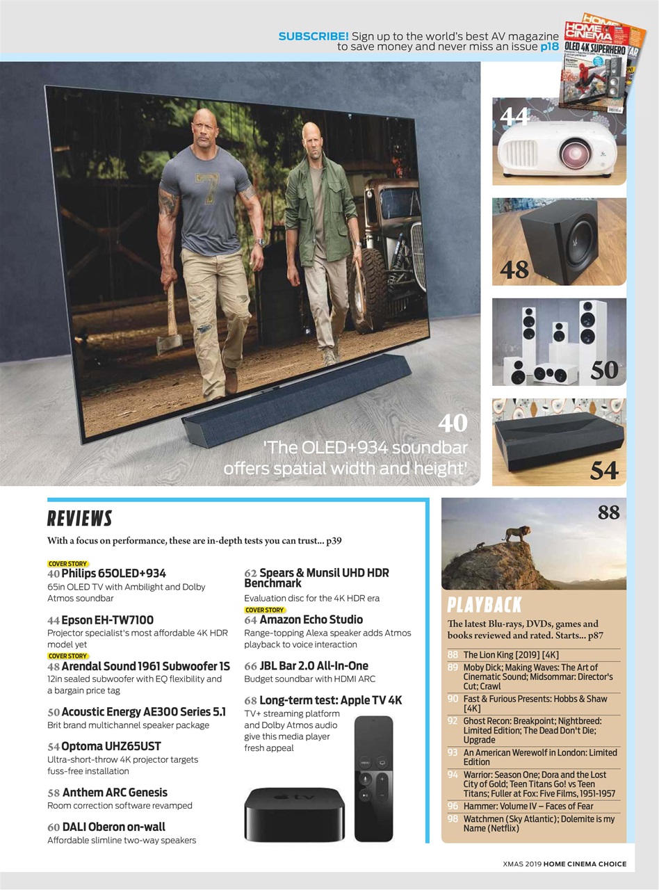 Home Cinema Choice Preview Pages