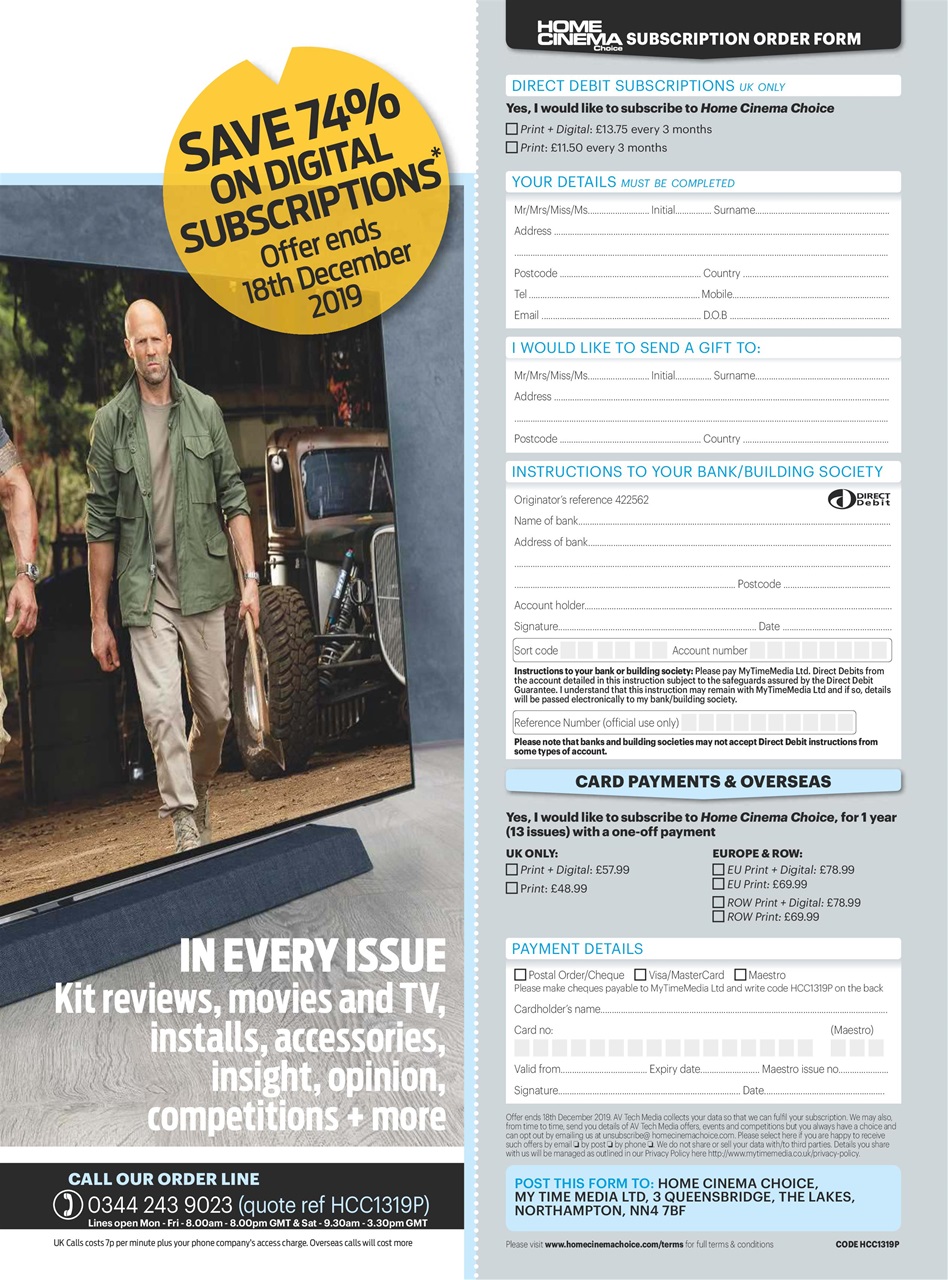 Home Cinema Choice Preview Pages