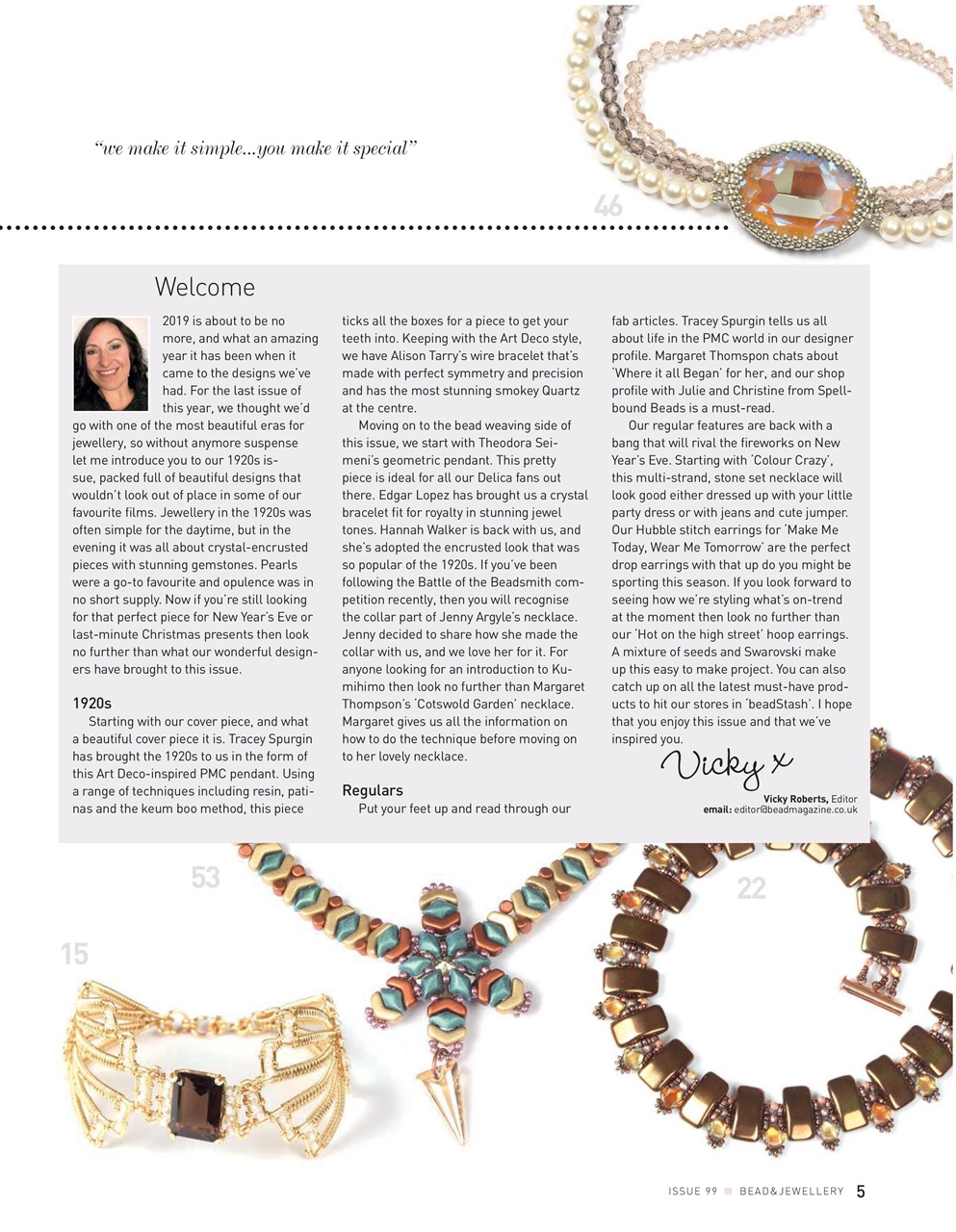 Bead & Jewellery Magazine Preview Pages