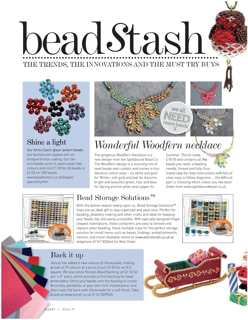 Bead & Jewellery Magazine Preview Pages