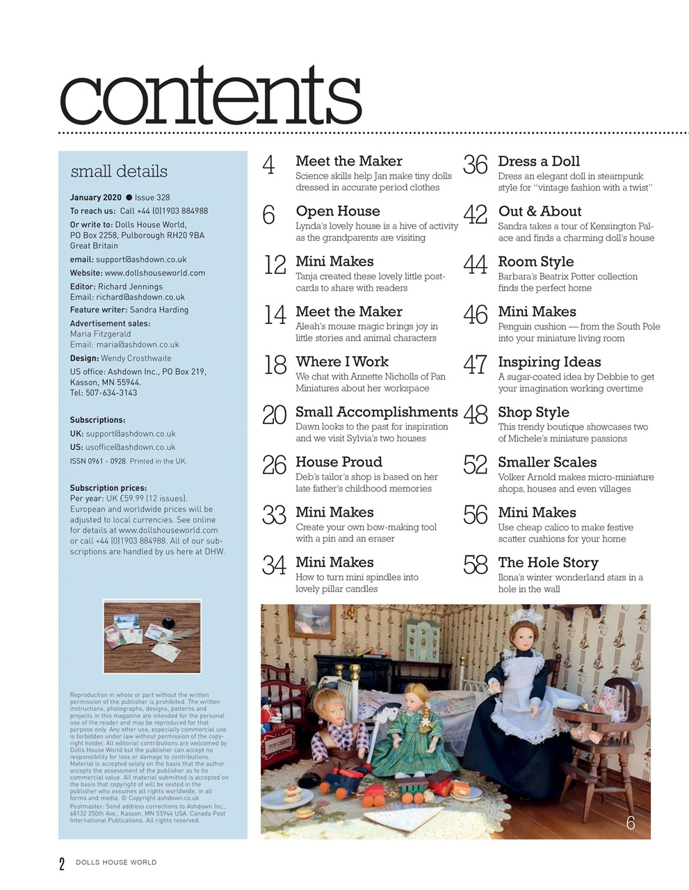 Dolls House World Preview Pages
