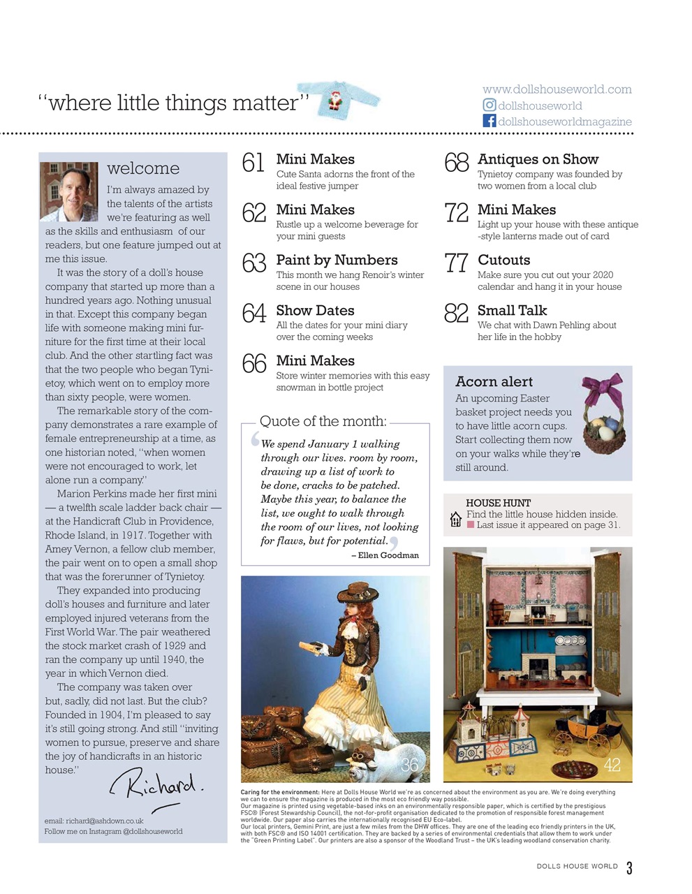 Dolls House World Preview Pages