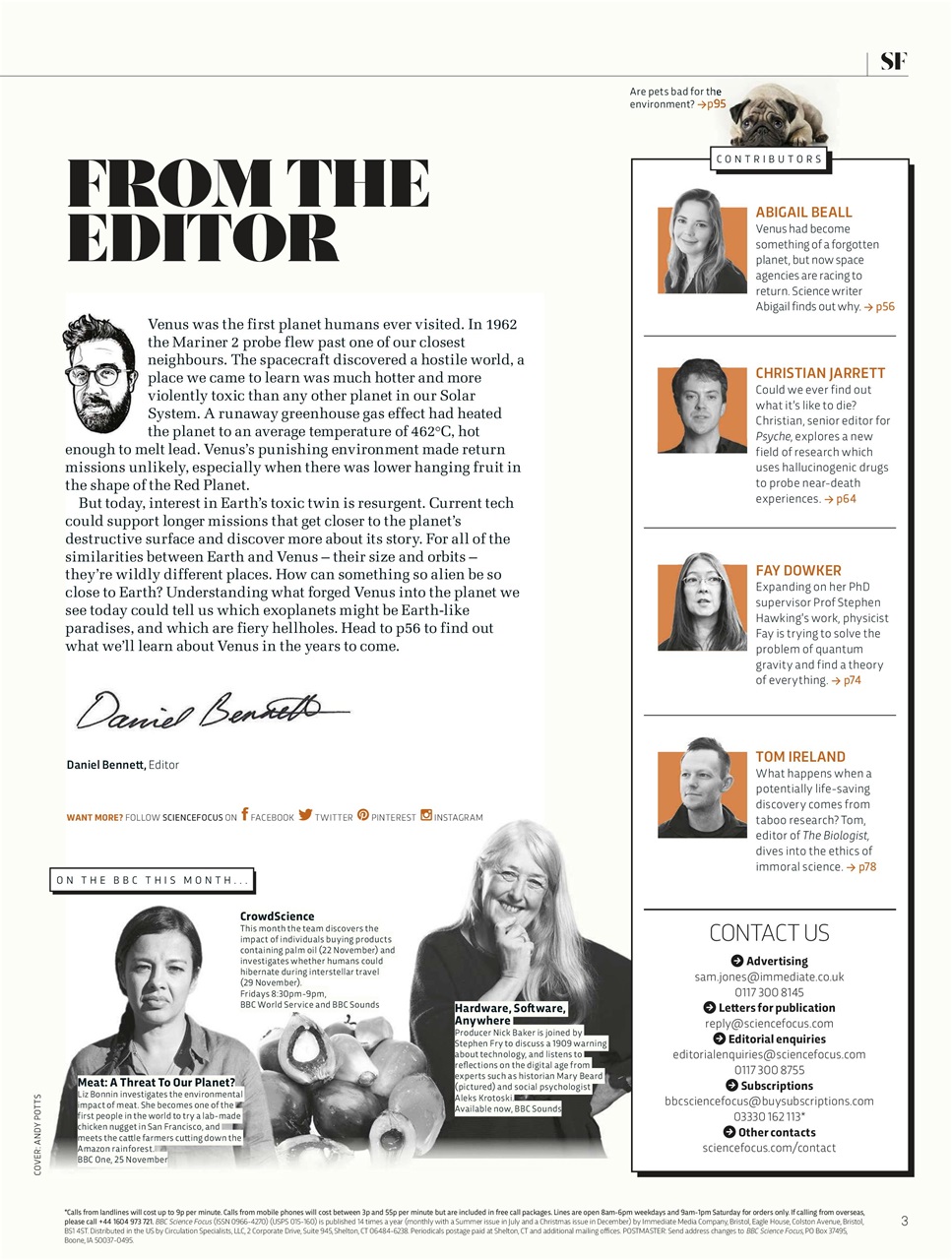 BBC Science Focus Magazine Preview Pages