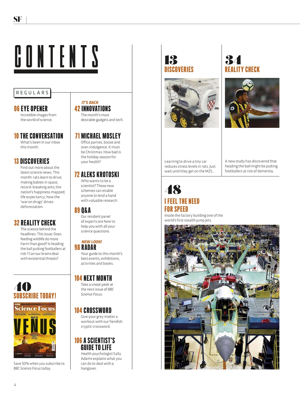 BBC Science Focus Magazine Preview Pages