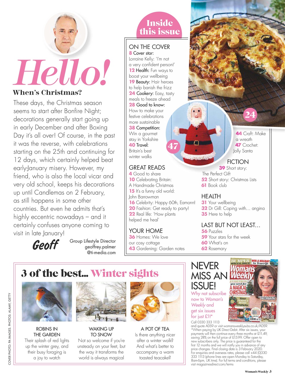 Woman's Weekly Preview Pages