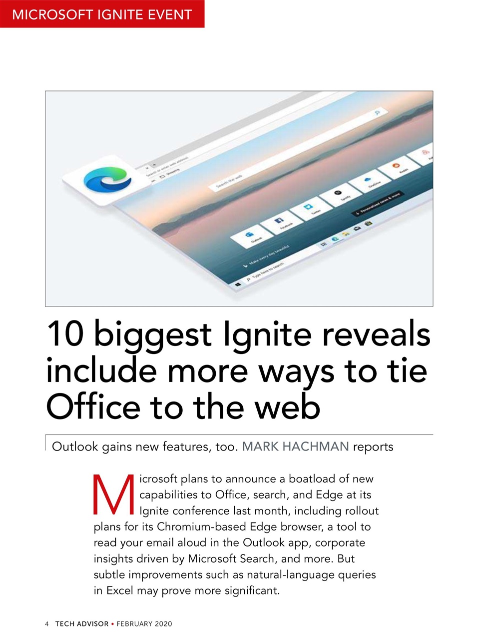 Tech Advisor Preview Pages