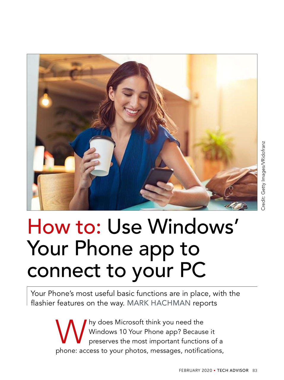 Tech Advisor Preview Pages