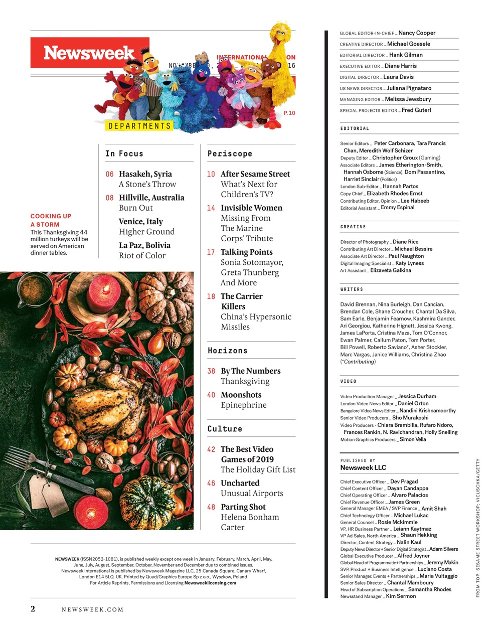 Newsweek International Preview Pages