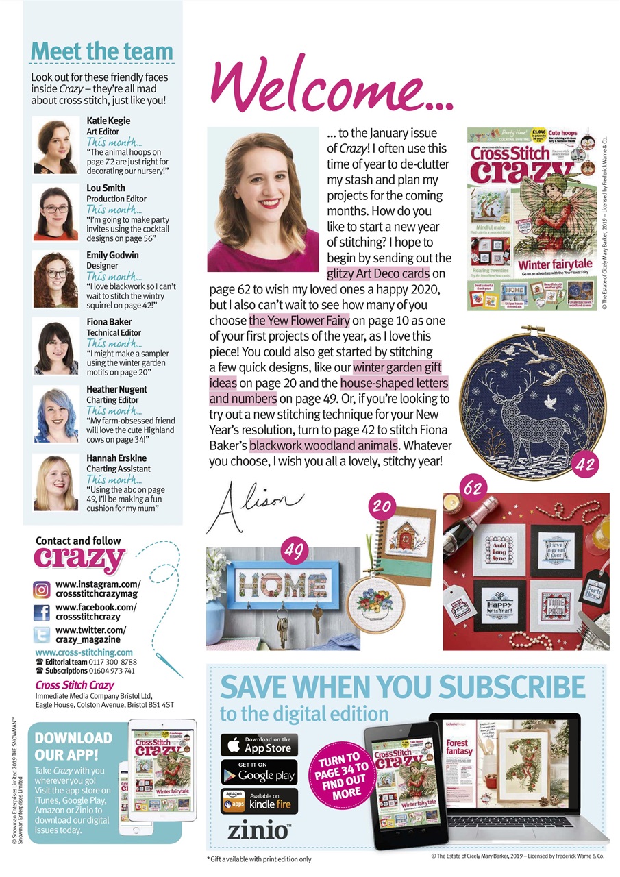 Cross Stitch Crazy Preview Pages