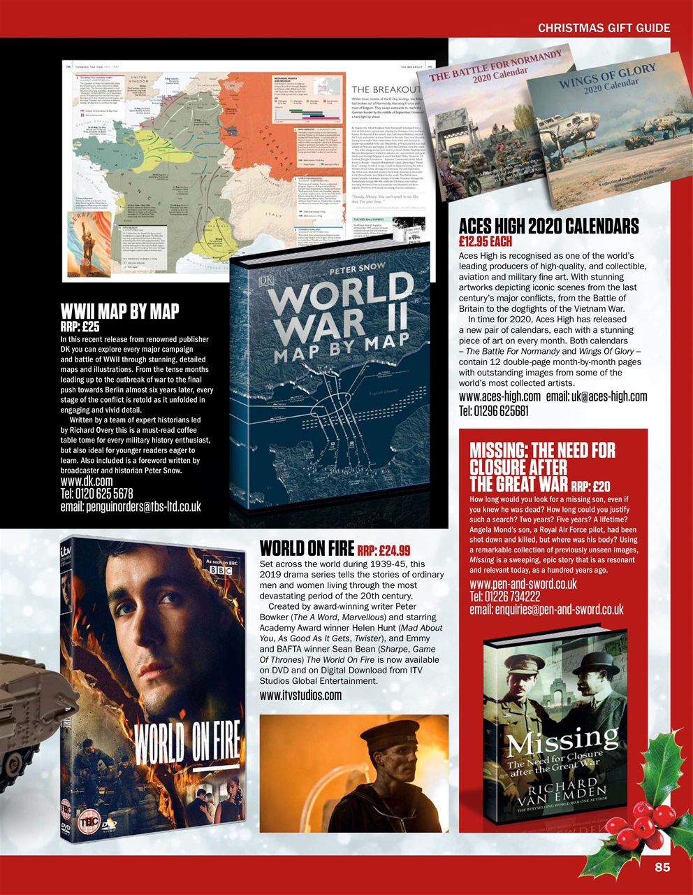 History of War Preview Pages