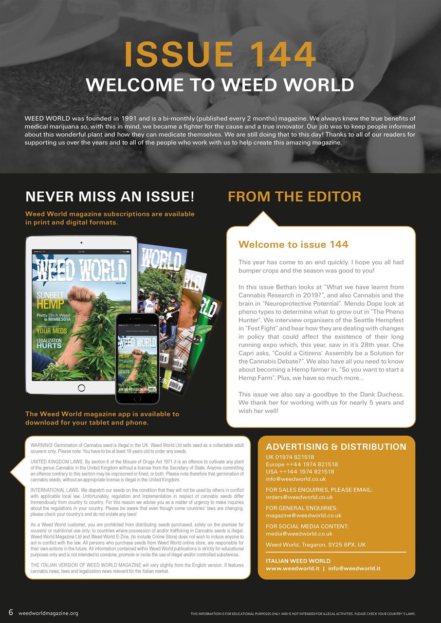 Weed World Preview Pages