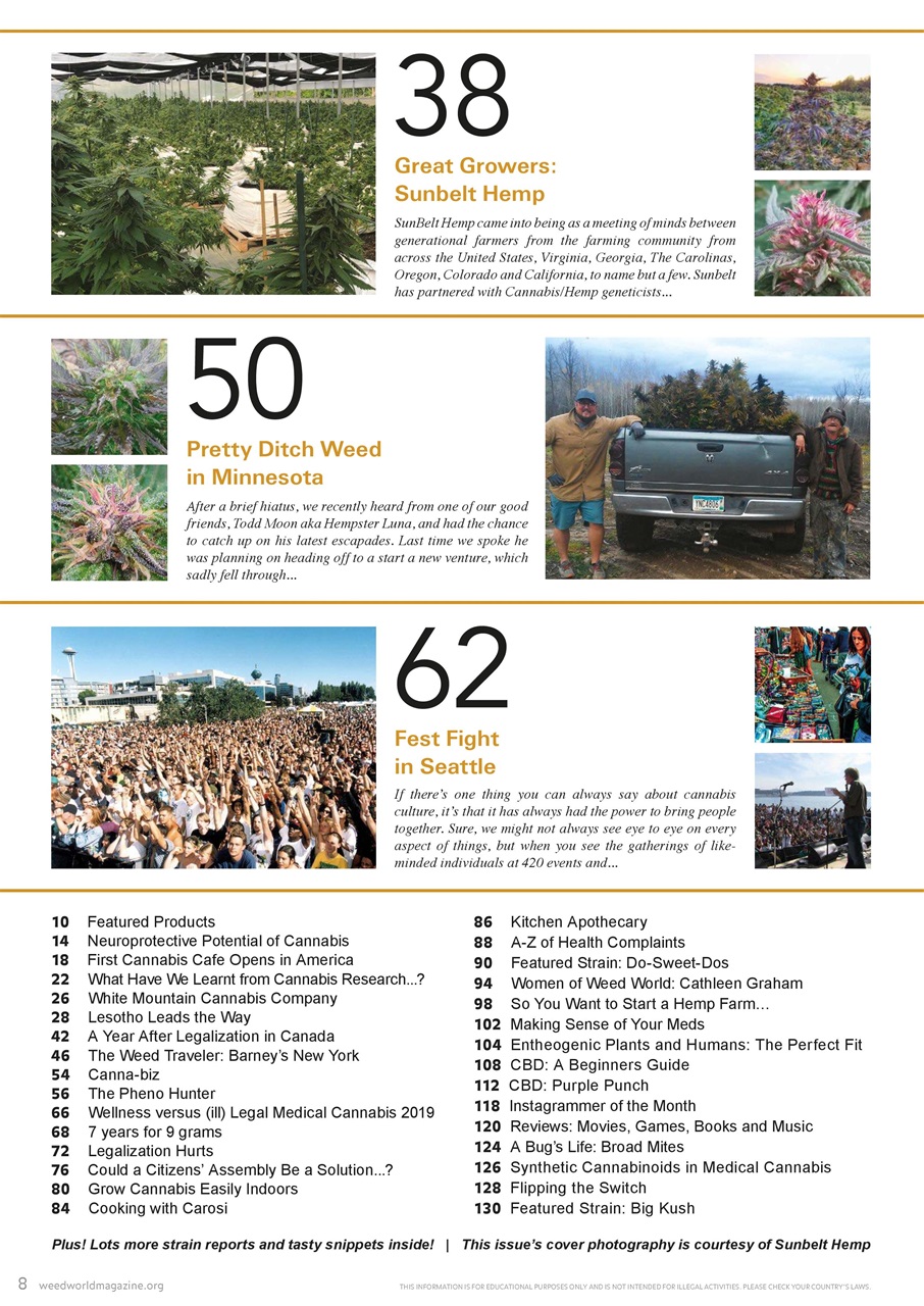 Weed World Preview Pages