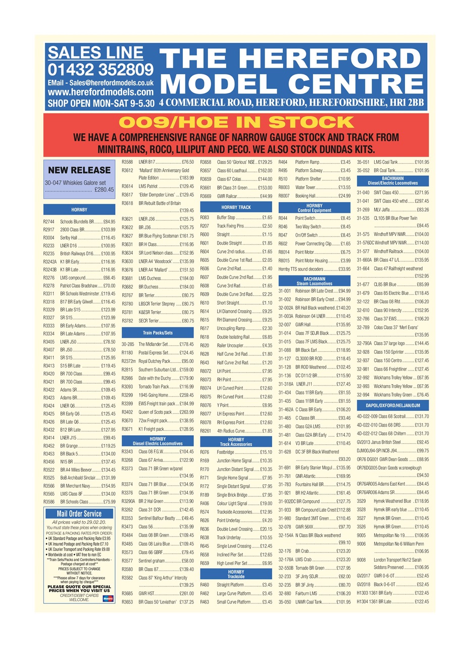 Model Rail Preview Pages