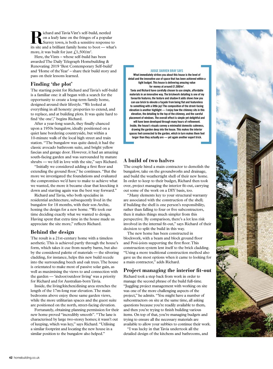 Homebuilding & Renovating Magazine Preview Pages