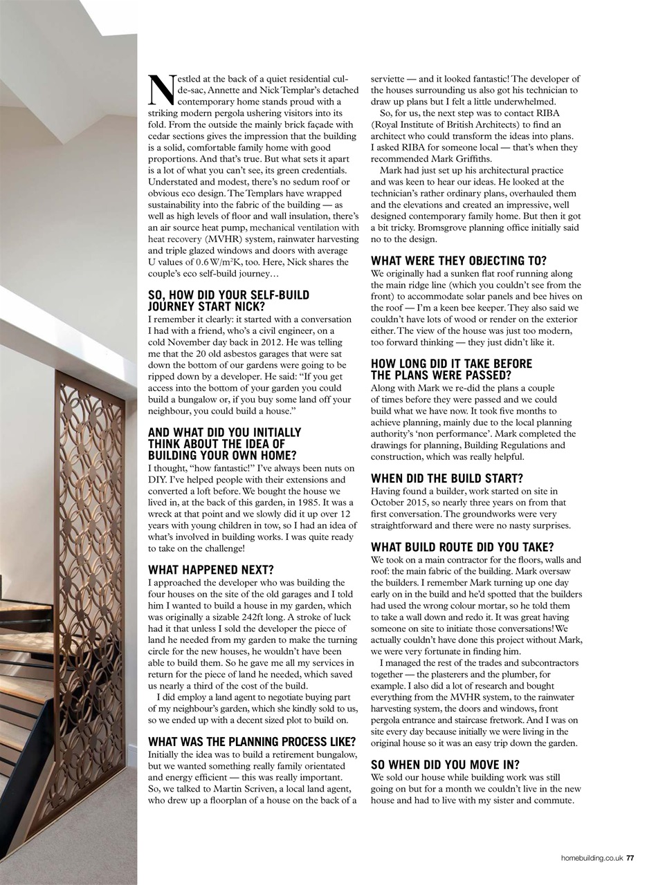 Homebuilding & Renovating Magazine Preview Pages