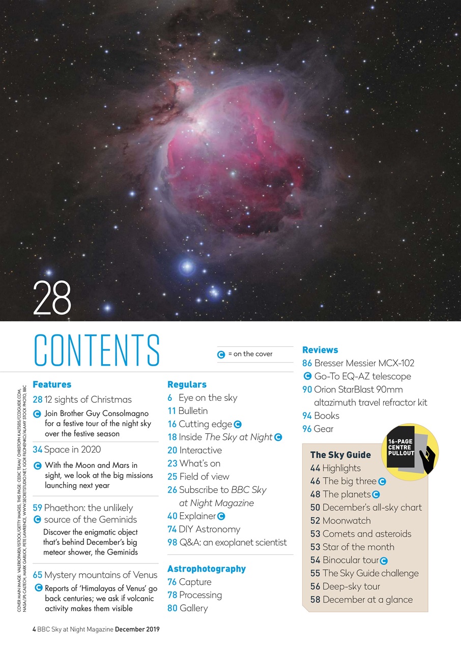 BBC Sky at Night Magazine Preview Pages