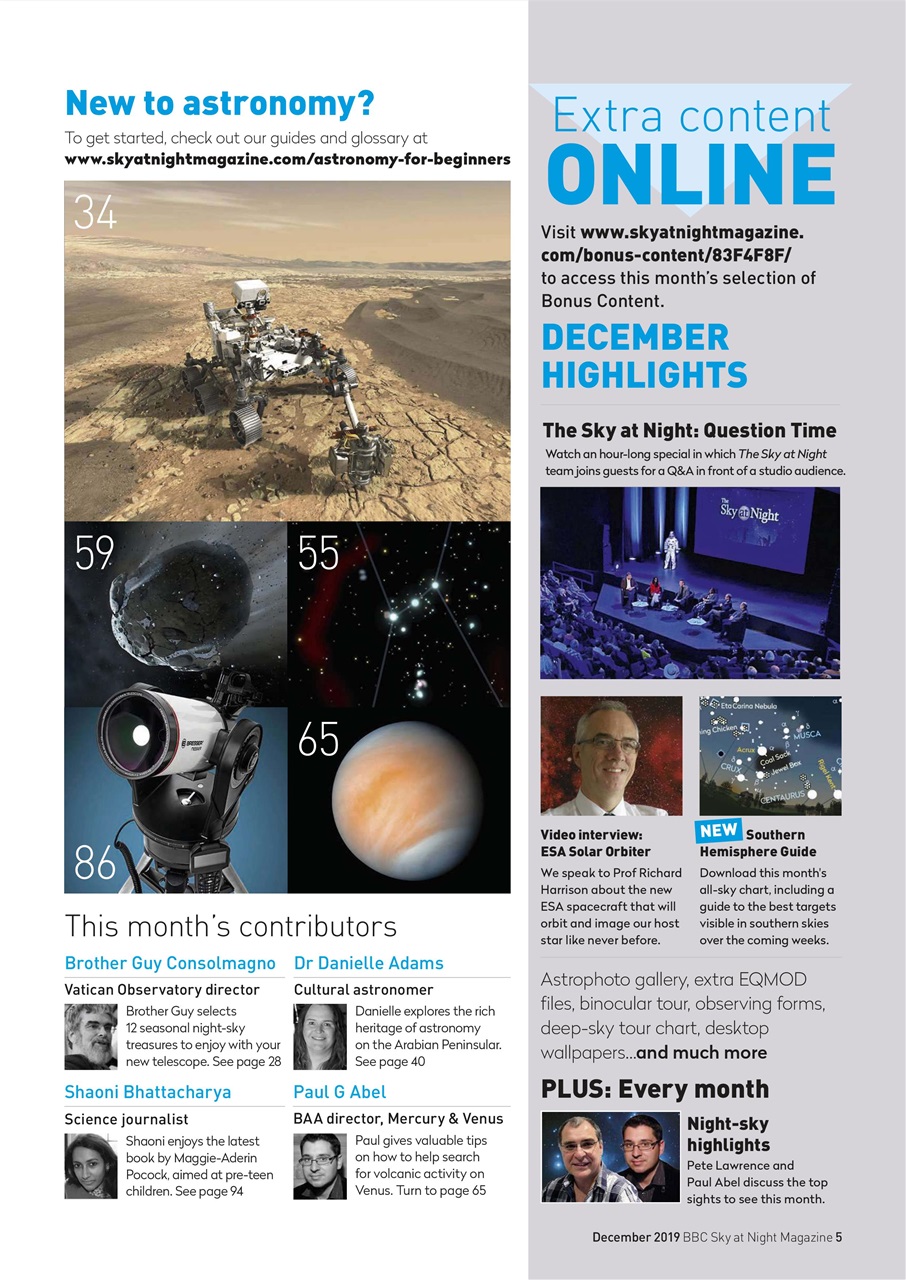 BBC Sky at Night Magazine Preview Pages
