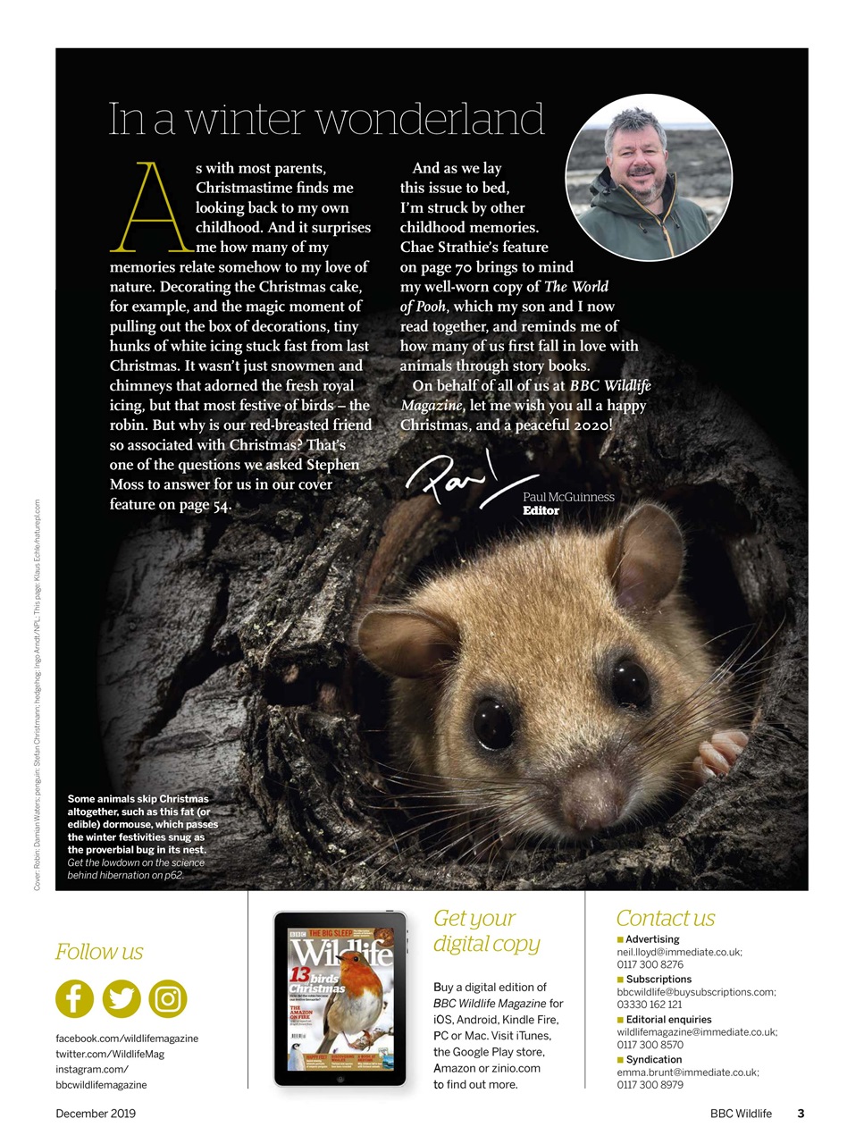 BBC Wildlife Magazine Preview Pages