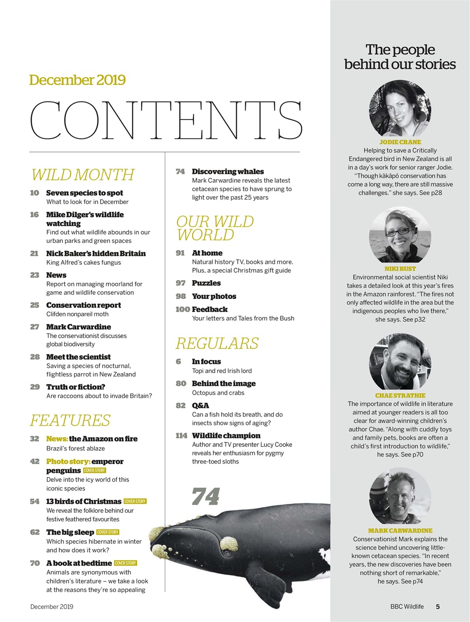 BBC Wildlife Magazine Preview Pages