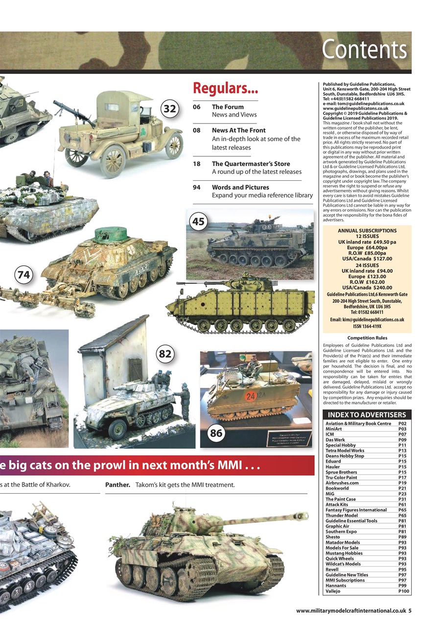 Military Modelcraft International Preview Pages