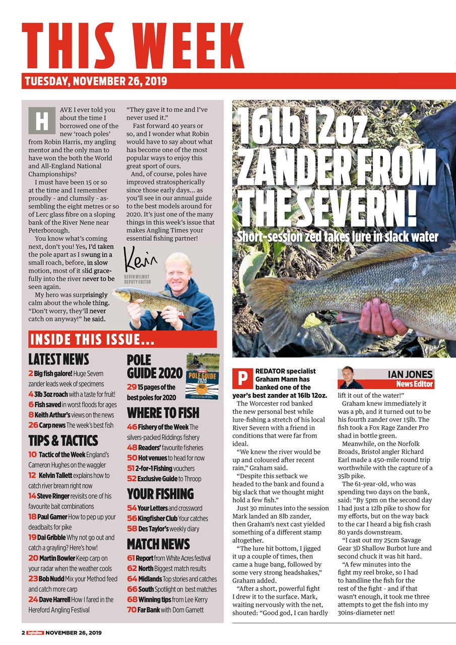 Angling Times Preview Pages