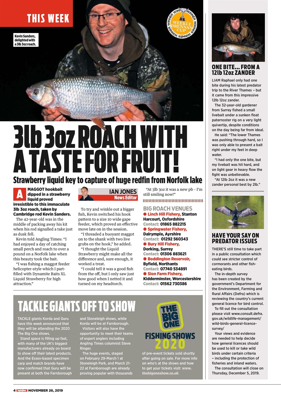 Angling Times Preview Pages