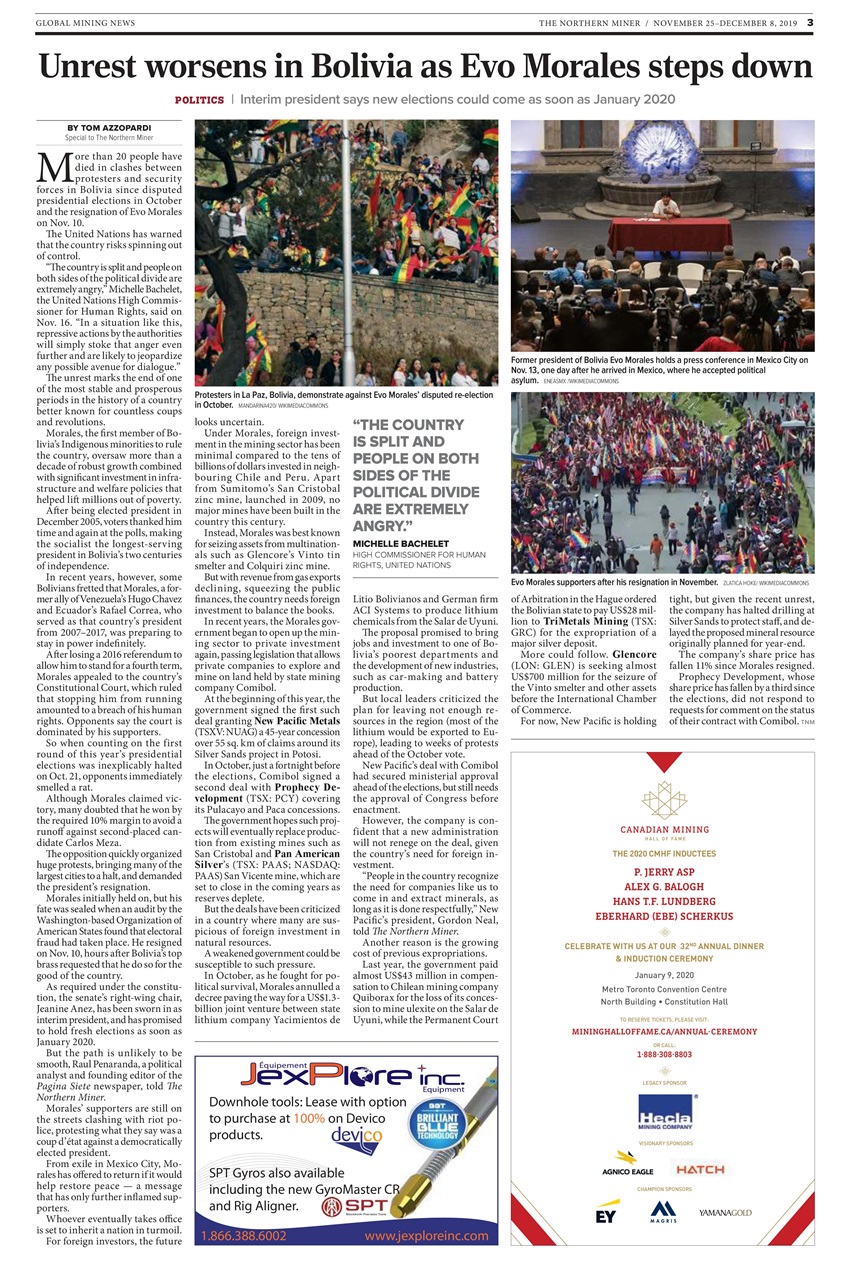 The Northern Miner Preview Pages