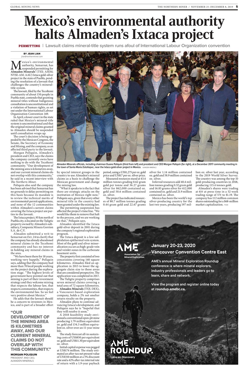 The Northern Miner Preview Pages