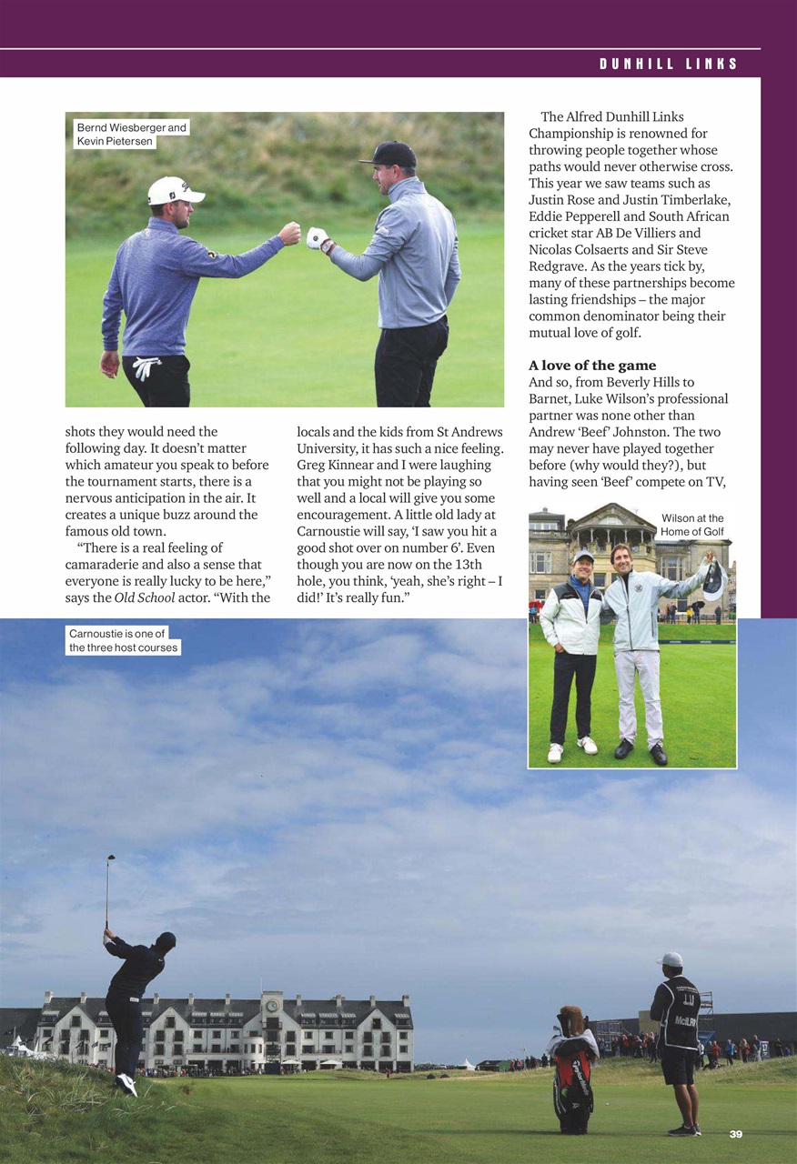 Golf Monthly Preview Pages