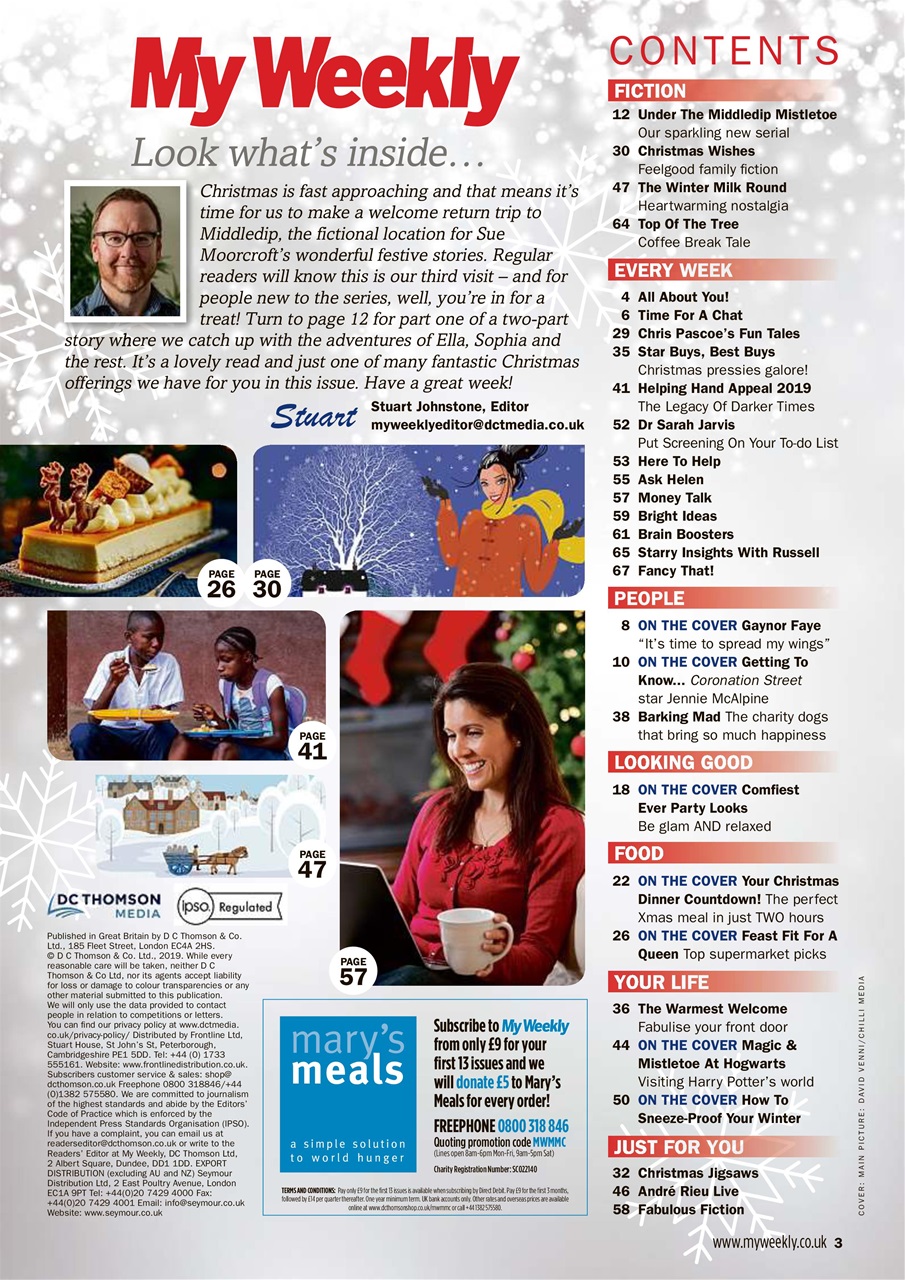 My Weekly Preview Pages