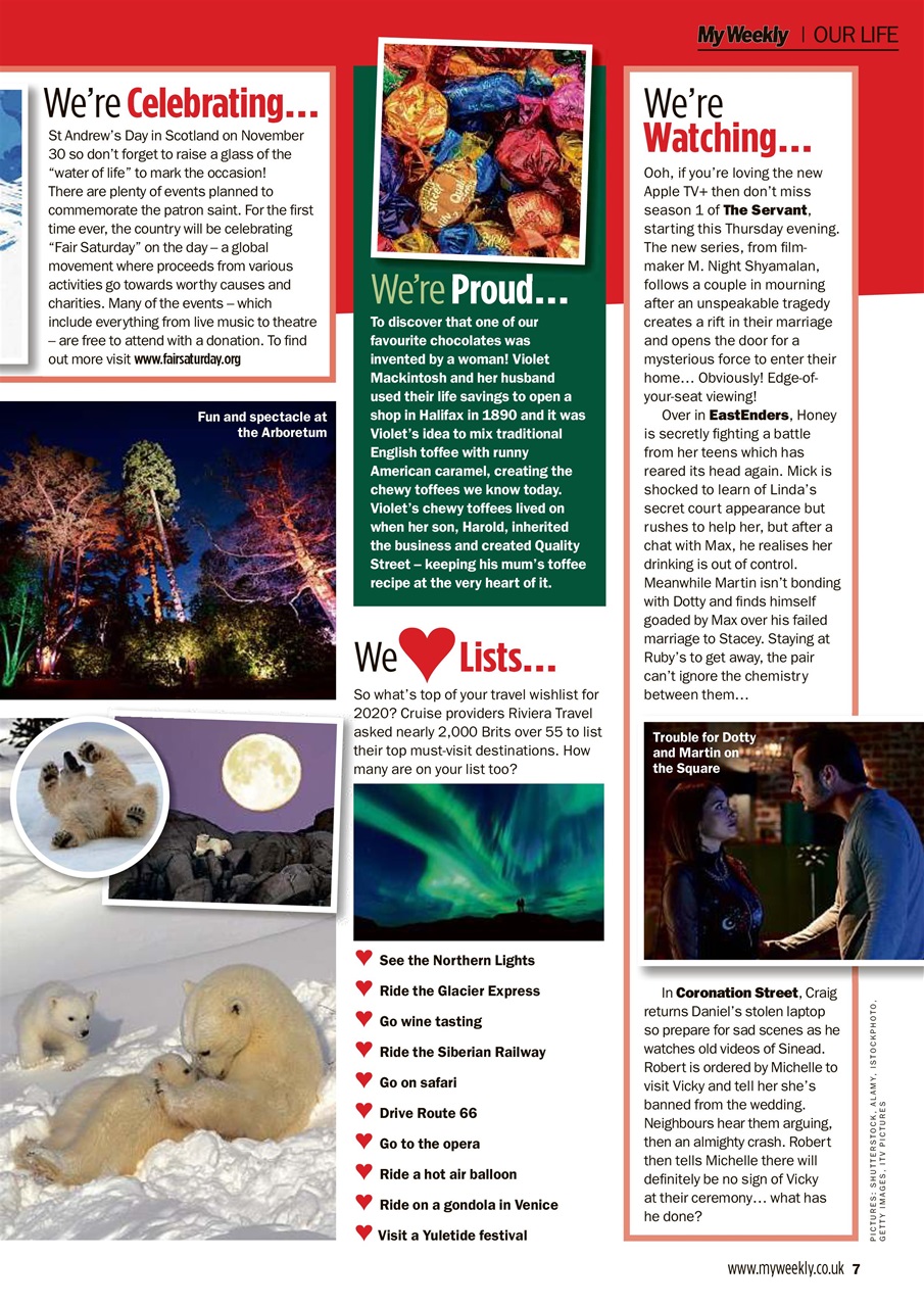 My Weekly Preview Pages