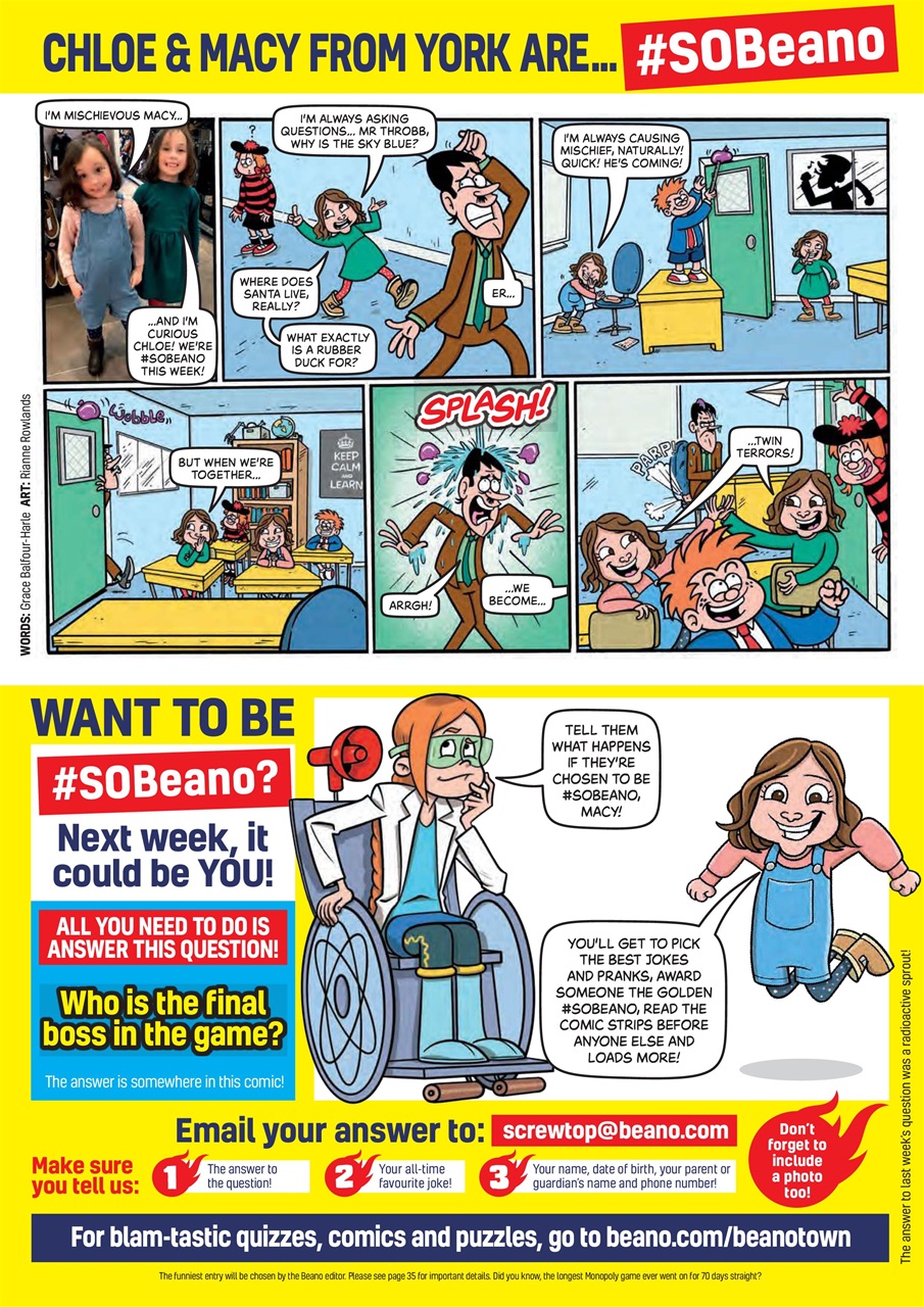Beano Preview Pages