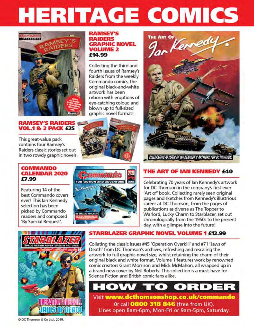 Commando Preview Pages