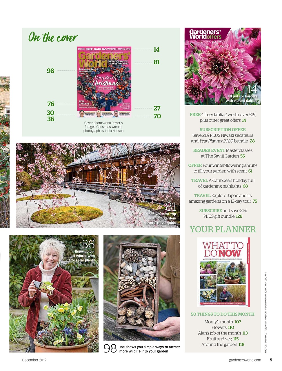 BBC Gardeners’ World Magazine Preview Pages