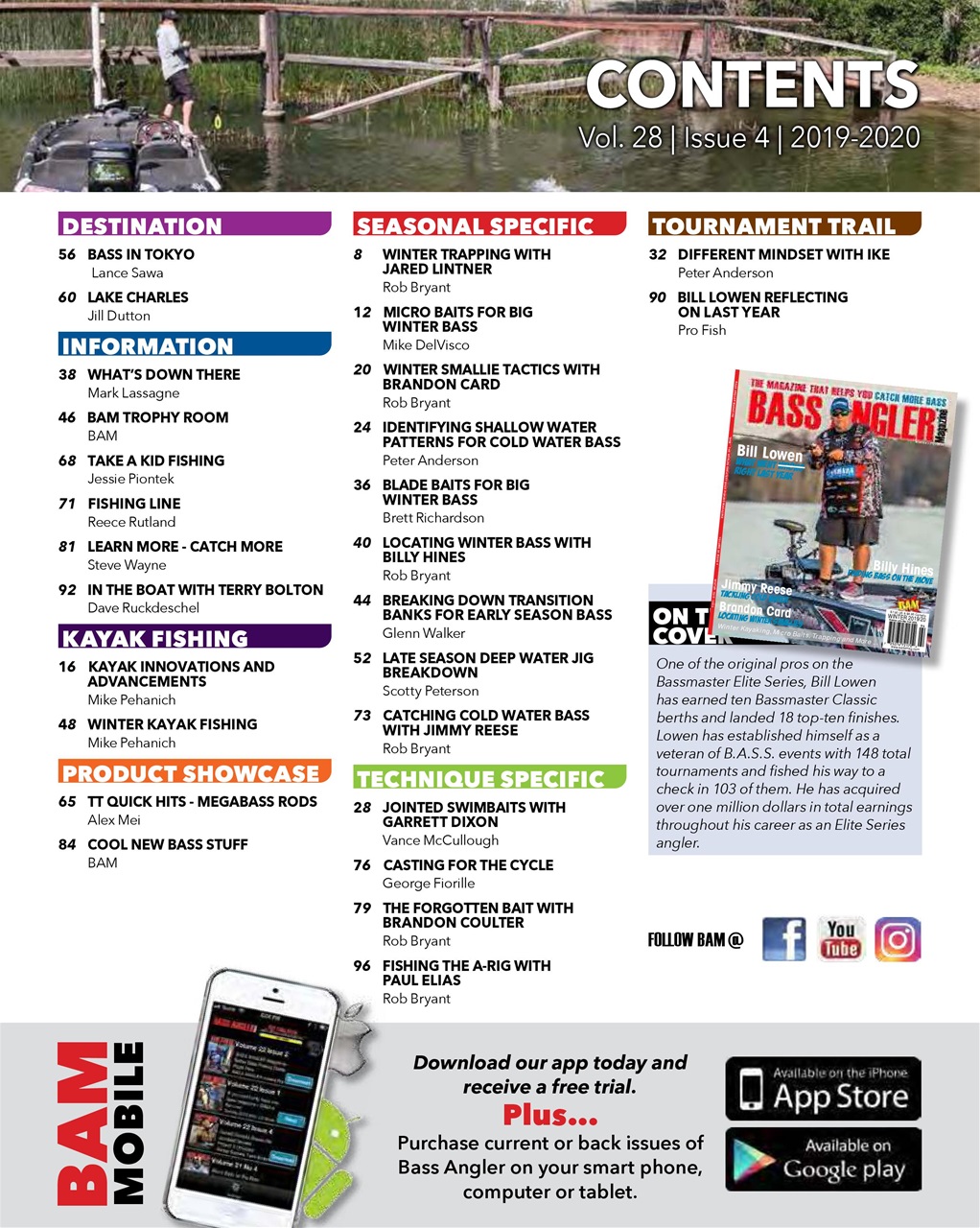 BASS ANGLER MAGAZINE Preview Pages