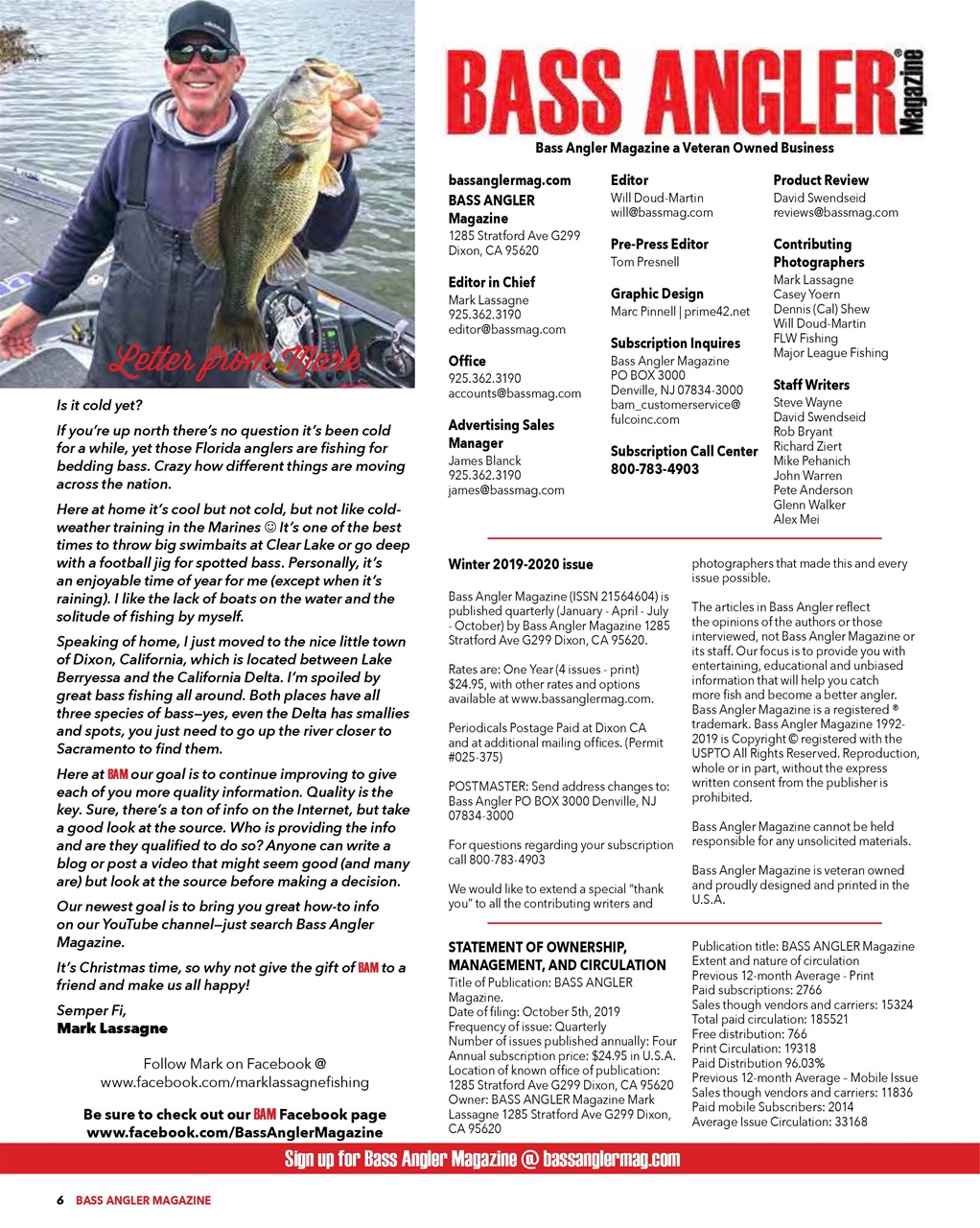 BASS ANGLER MAGAZINE Preview Pages