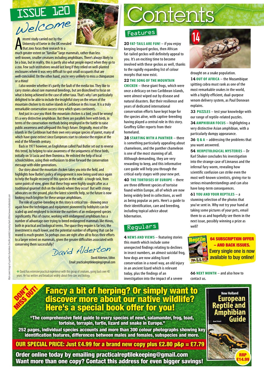 Practical Reptile Keeping Preview Pages