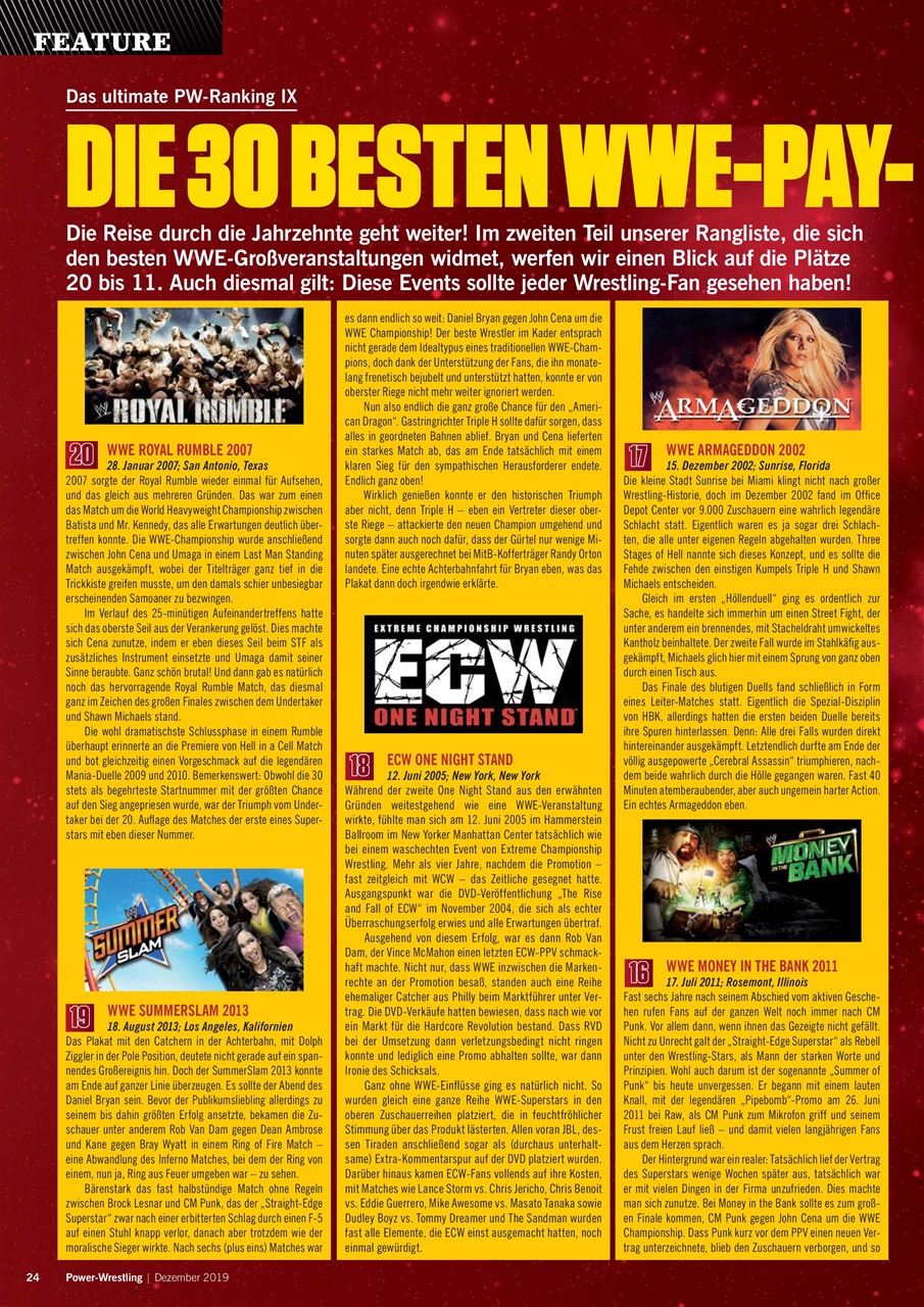 Power-Wrestling Preview Pages