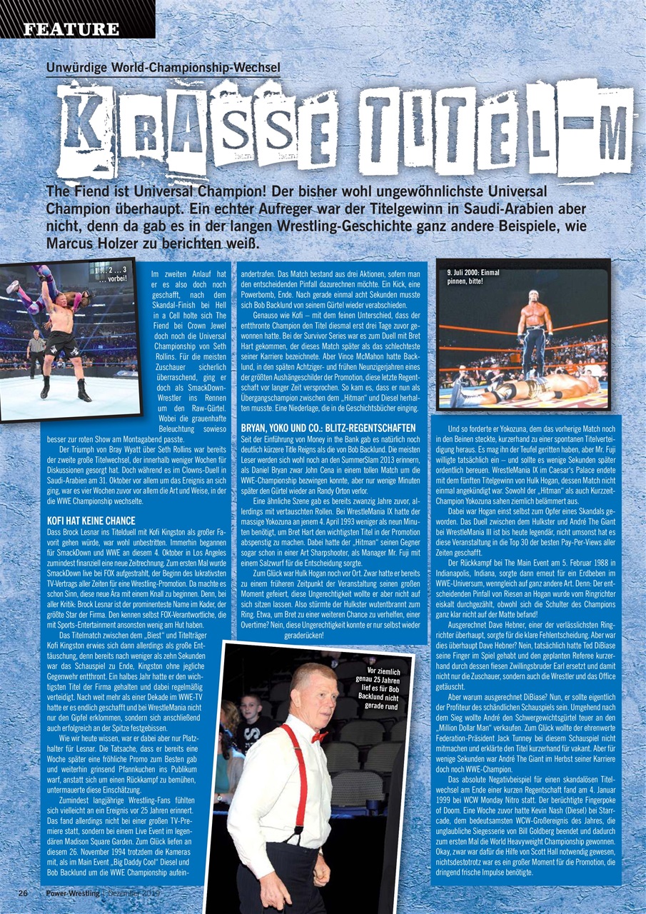 Power-Wrestling Preview Pages