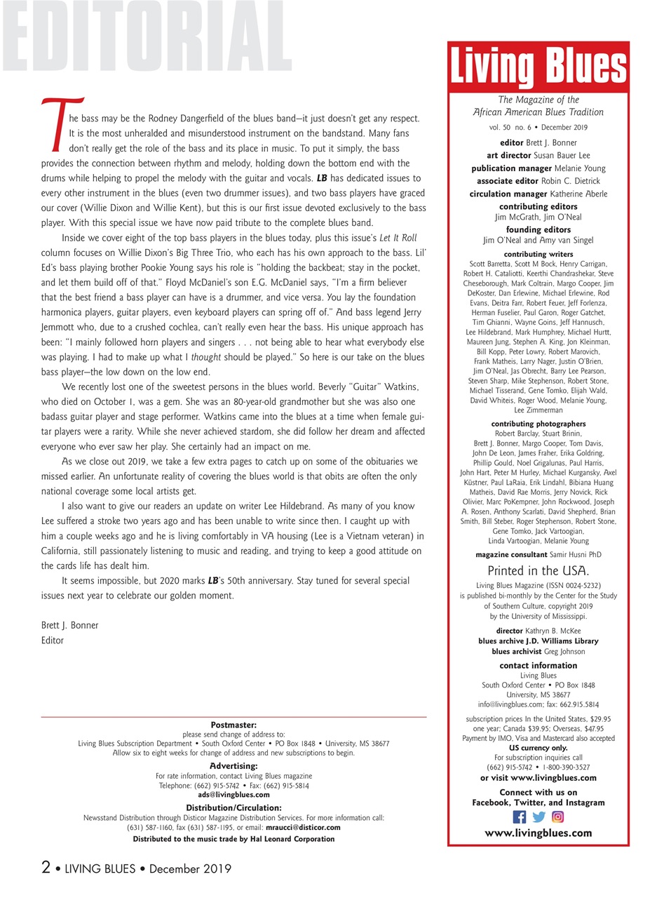 Living Blues Preview Pages