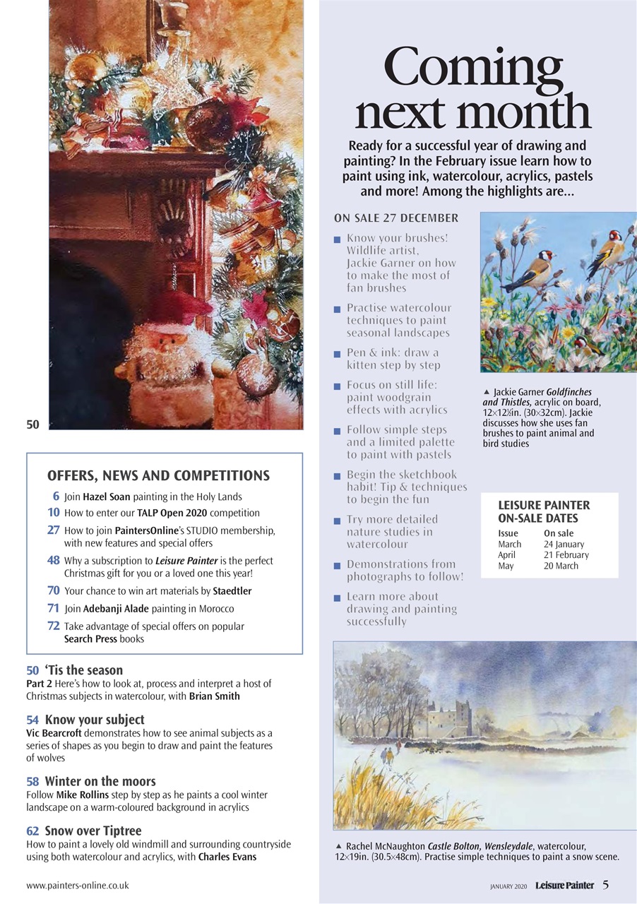 Leisure Painter & The Artist Preview Pages