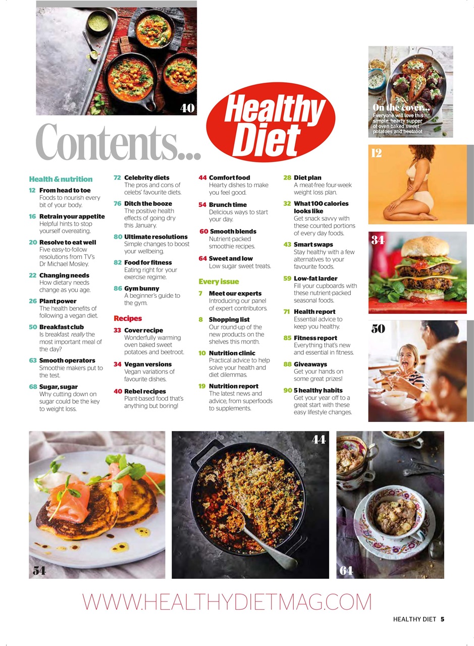 Healthy Diet Preview Pages