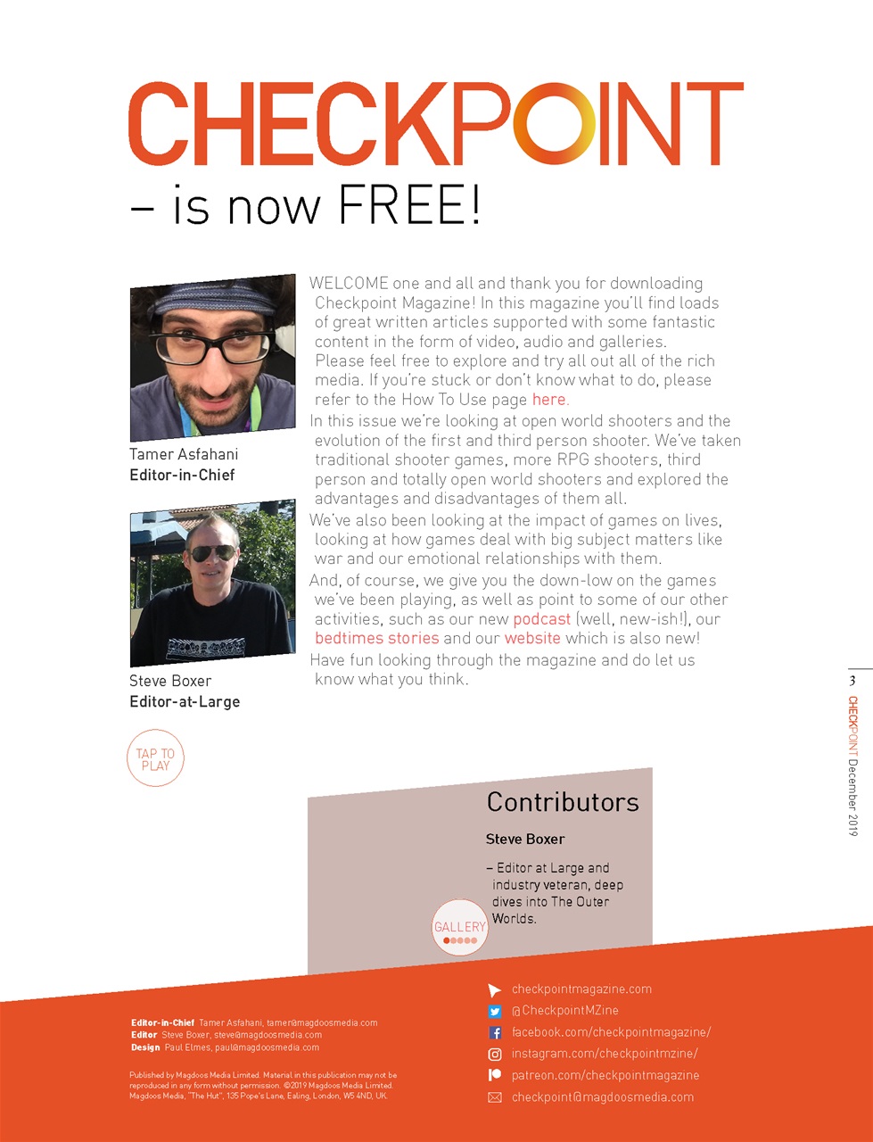 Checkpoint Magazine Preview Pages