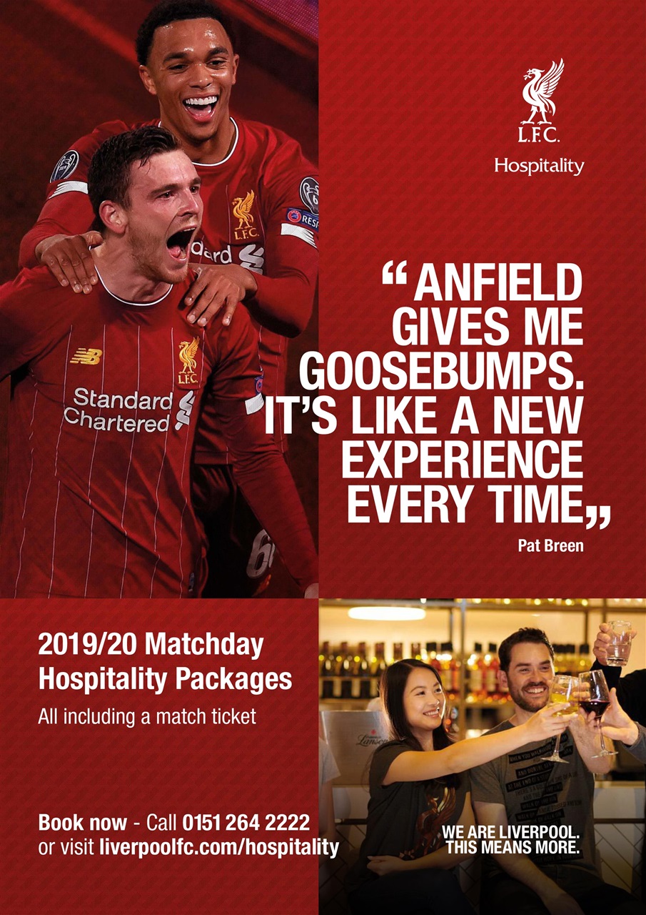 Liverpool FC Programmes Preview Pages